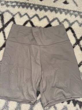 Avia Taupe High-Rise Seam Bikers
